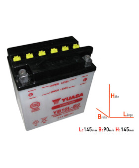 Batterie Yuasa YB10L-B2 chez Motokristen